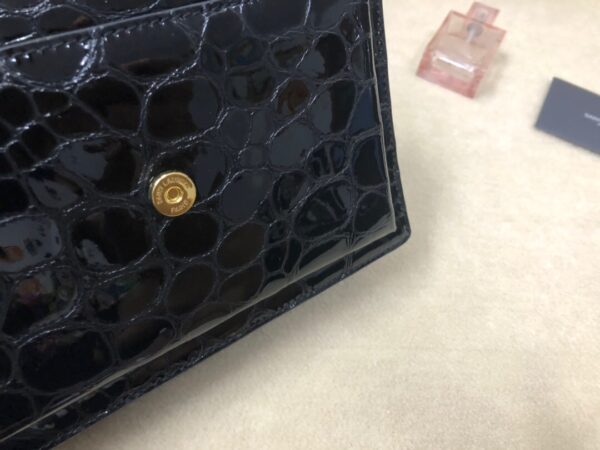 [REP 1:1] Saint Laurent Sunset Chain Wallet Black For Women 8.2in/21cm YSL