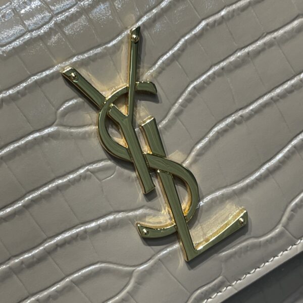 [REP 1:1] Saint Laurent Sunset Medium Chain Bag For Women 8.6in/22cm Beige YSL 442906DND0J2721