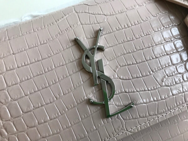 [REP 1:1] Saint Laurent Sunset Medium Chain Bag Light Pink For Women 8.6in/22cm YSL 442906DND0N1202