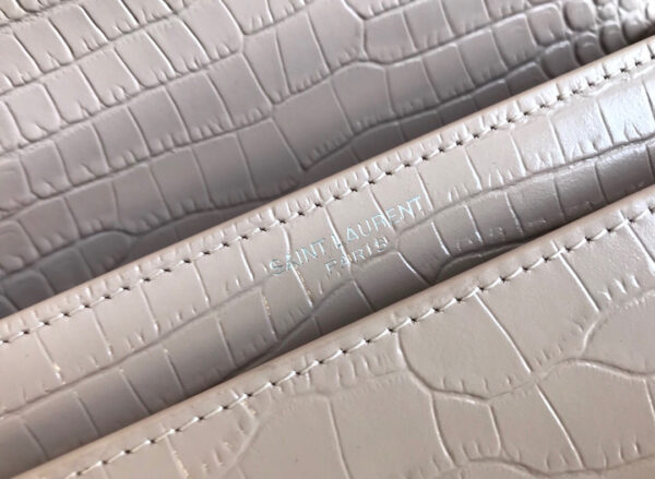 [REP 1:1] Saint Laurent Sunset Medium Chain Bag Light Pink For Women 8.6in/22cm YSL 442906DND0N1202