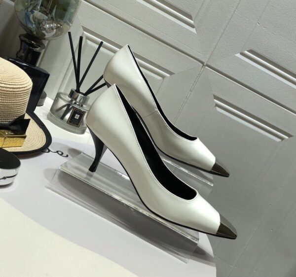 Saint Laurent Women's Blade Slingback Pumps White For Women YSL