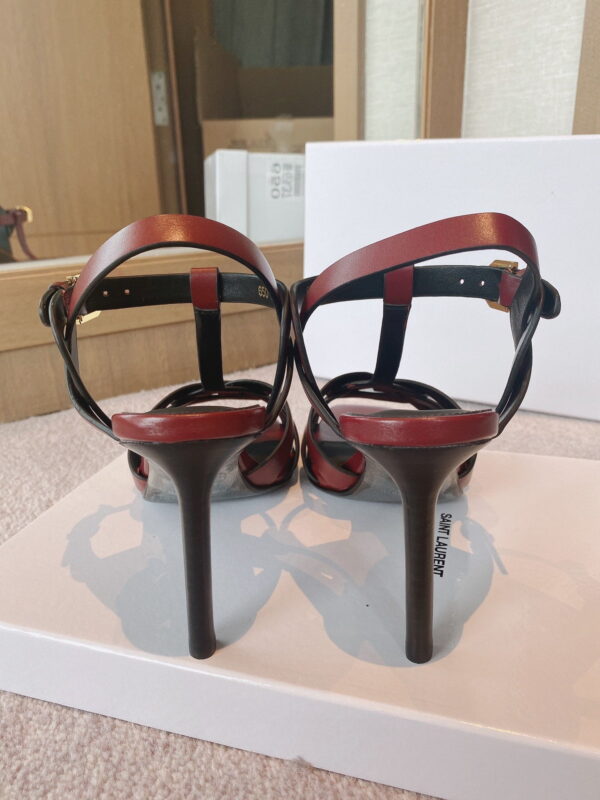 Saint Laurent Women's Tribute Sandals Red- Purple For Women YSL