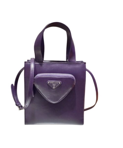 Shoulder Bag In Purple For Women 8.6in/ 22cm