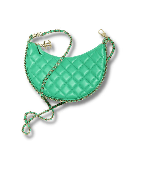 [REP 1:1] Small Hobo Bag Green For Women- AS3917 B10551 NM376