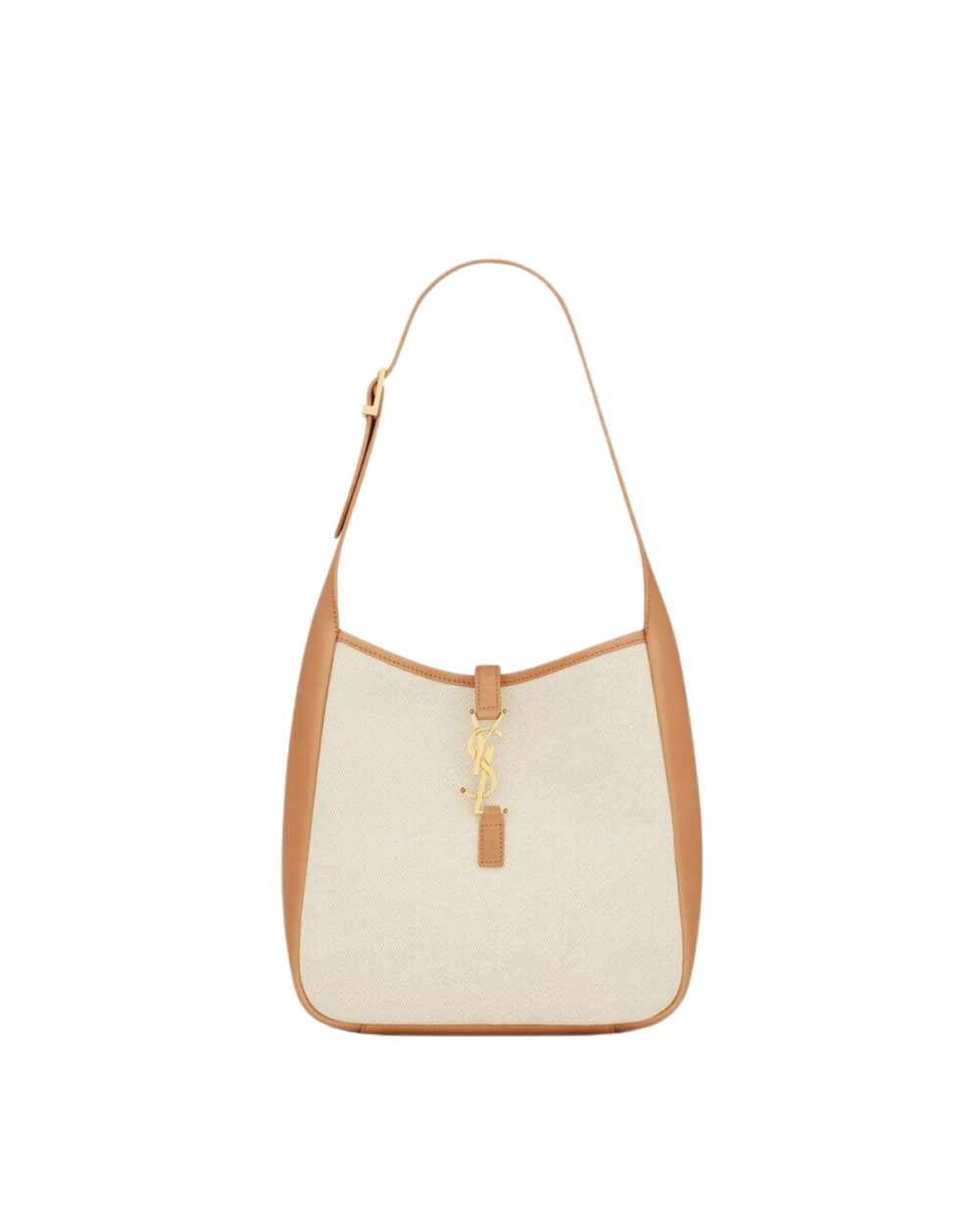 [REP 1:1] Small Le 5 À 7 Supple In Canvas And Smooth Leather For Women 727709FABE69062 - 9 Inches/ 23 Cm