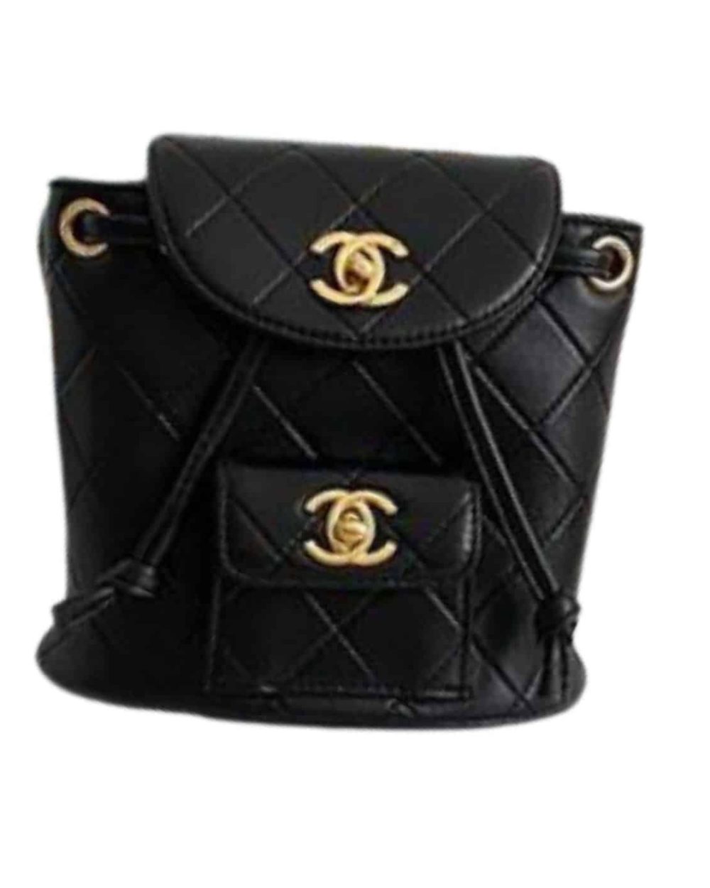 [REP 1:1] Small Vintage Duma Backpack Black For Women 6.7in / 17cm