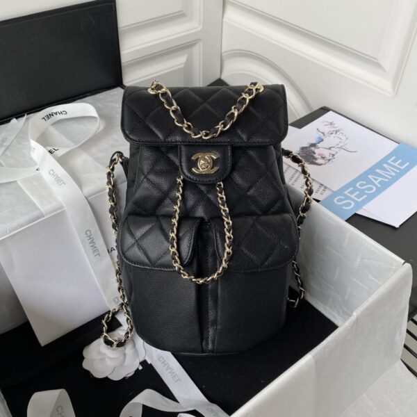 [REP 1:1] Taurus Backpack Black/White For Women 10in / 25.5cm AS3200