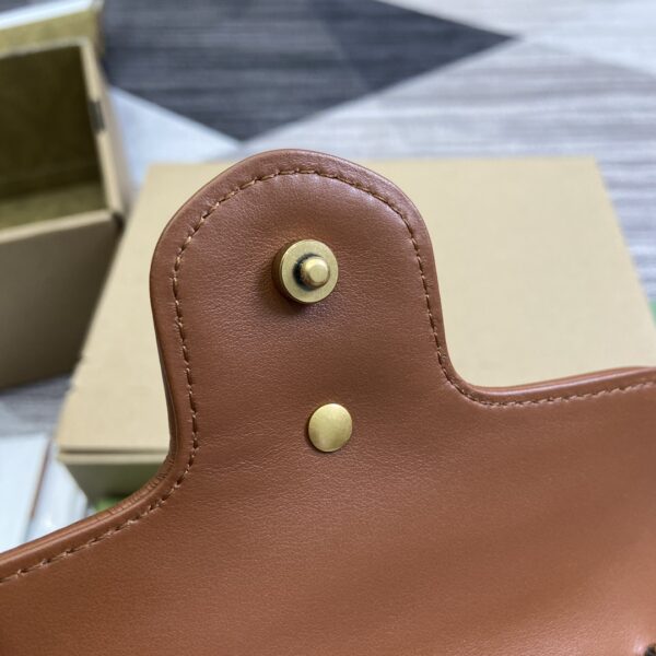 1:1 Replica GG SUPER MINI SHOULDER BAG Pale blue and brown canvas For Women 783141 FADAT 4941