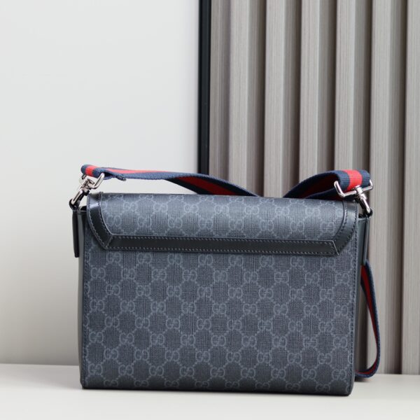 1:1 Replica GG CROSSBODY BAG P GG black Supreme canvas Exclusive For Women 771167 K5RLN 1095