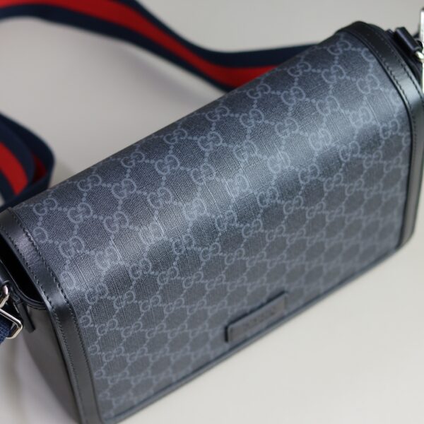 1:1 Replica GG CROSSBODY BAG P GG black Supreme canvas Exclusive For Women 771167 K5RLN 1095