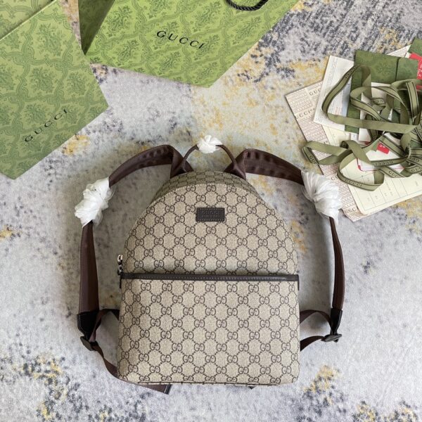 1:1 Replica GUCCI CHILDRENS BACKPACK P Beige and ebony GG Supreme canvas Exclusive For CHILDRENS 782708 FAC4E 9771
