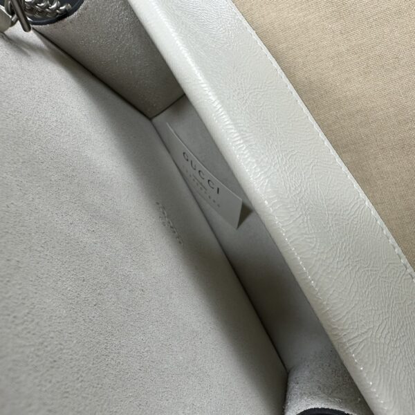 1:1 Replica GUCCI DIONYSUS SUPER MINI BAG P Light grey patent leather Exclusive For Women ‎795368 0AAA6 1712