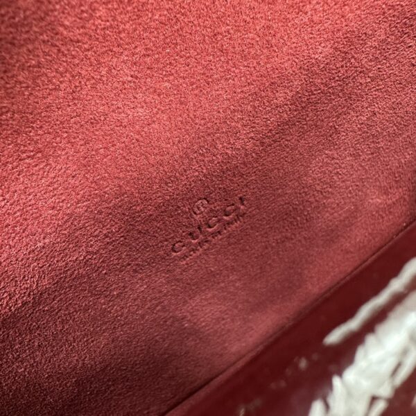 1:1 Replica GUCCI DIONYSUS SUPER MINI BAG P Red patent leather Exclusive For Women ‎795368 0AAA8 6207