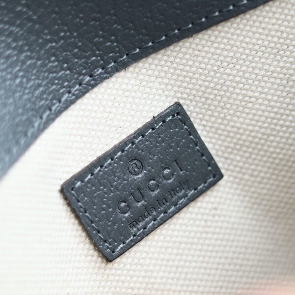 1:1 Replica GUCCI OPHIDIA GG SMALL BELT BAG P Grey and black GG Supreme canvas Exclusive For Women 752597 2ZGMN 8576