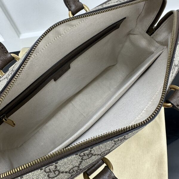 1:1 Replica GUCCI OPHIDIA MEDIUM GG BRIEFCASE P Brown Exclusive For Women 792116