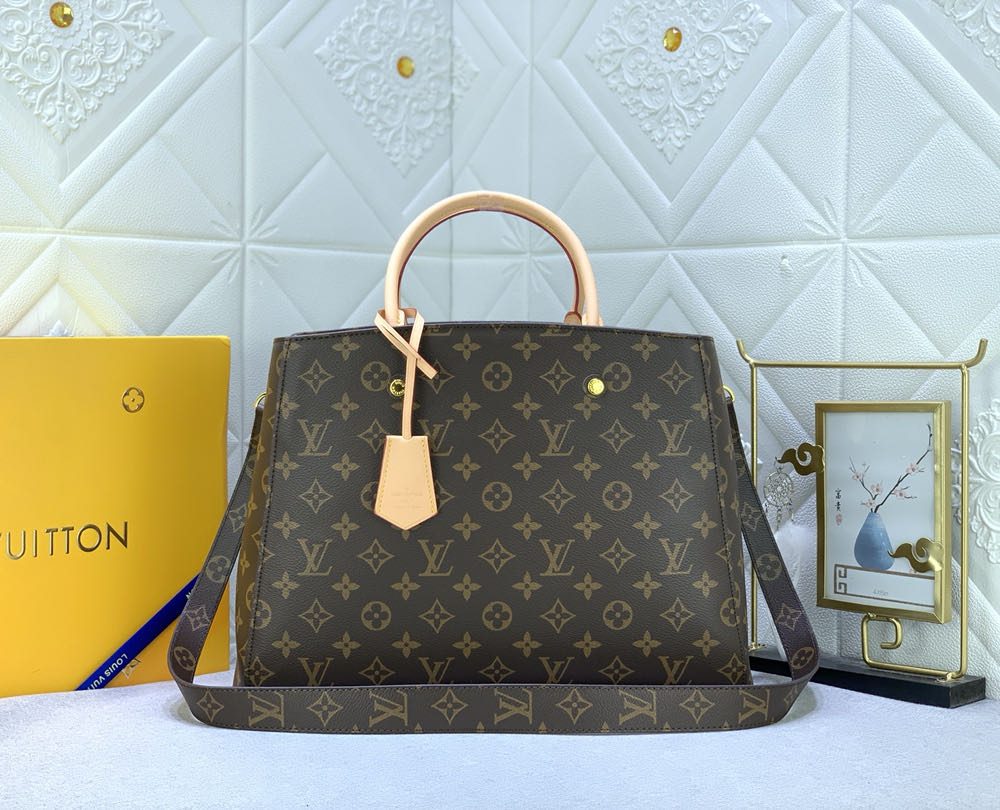 1:1 Replica Louis Vuitton LV Montaigne GM Monogram Canvas Luxury Bag For Women M41067 - 13in/33cm