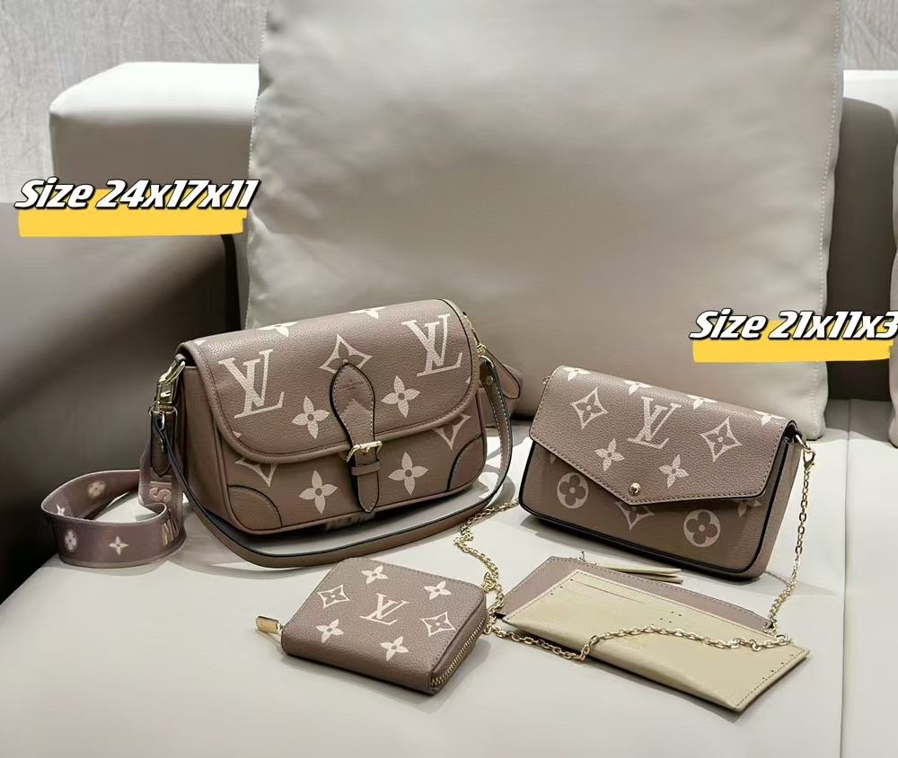 DBS-LC904 - Discounted Price For Set Louis Vuitton 3 Bags