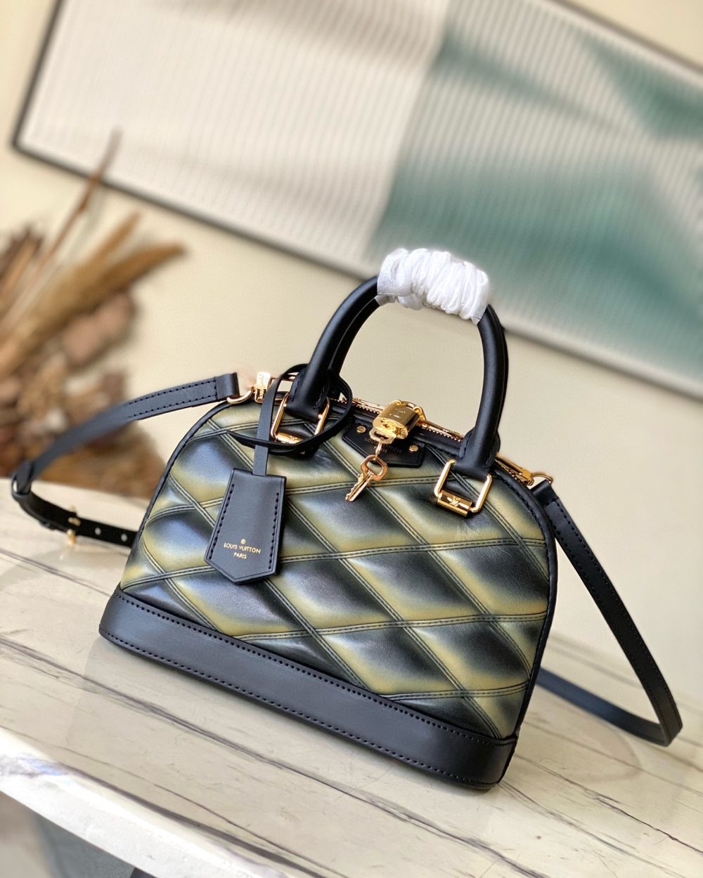 1:1 Replica Louis Vuitton LV Alma BB Malletage Luxury Bag For Women M23666 - 23.5cm