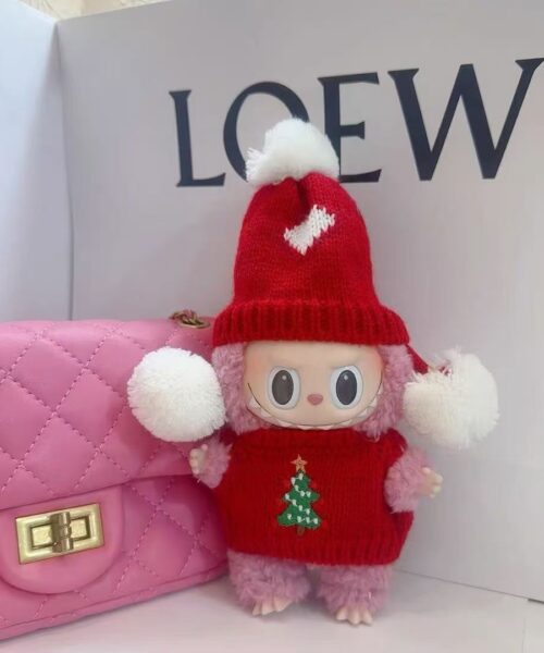 Christmas Labubu Bag Charm