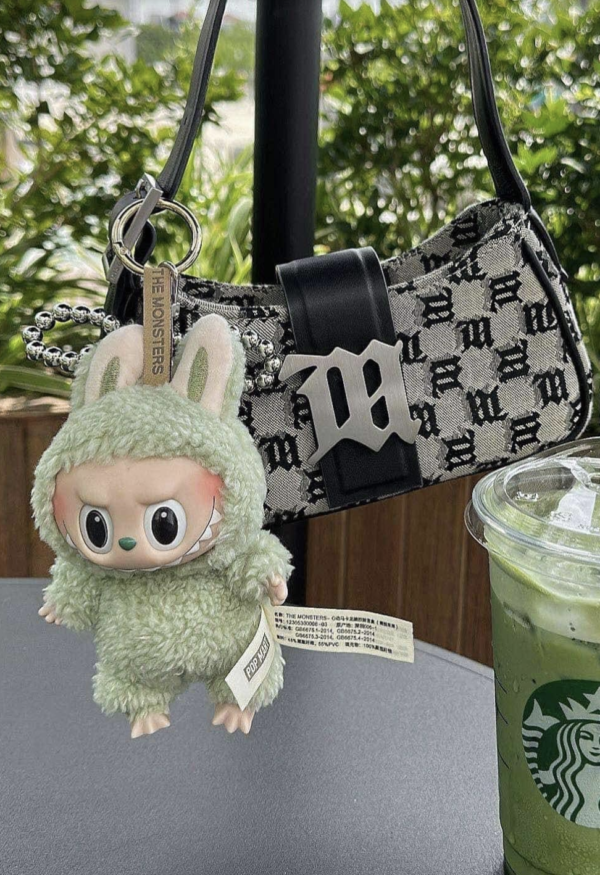 Green Grape Labubu Bag Charm