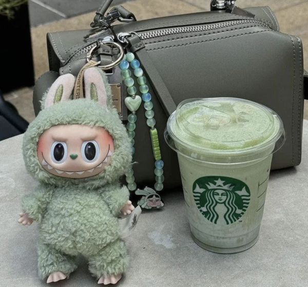Green Grape Labubu Bag Charm