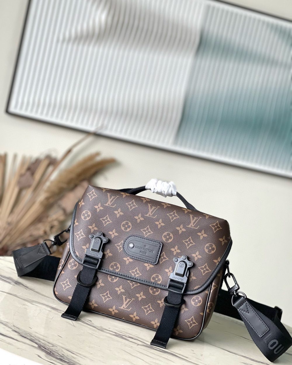 [REP 1:1] Louis Vuitton LV Trail Messenger Monogram Macassar nvprod5060013v/M46972 Unique Bag For Unisex M46972 - 31cm