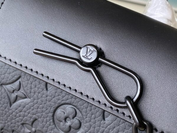 [REP 1:1] Louis Vuitton Nano Steamer Monogram Taurillon Leather LG G90 Unique Bag For Unisex M82772 - 18cm
