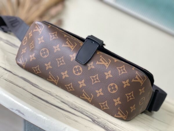 [REP 1:1] Louis Vuitton Monogram Eclipse Montsouris Messenger Shoulder Unique Bag For Women M46685 3 - 34cm