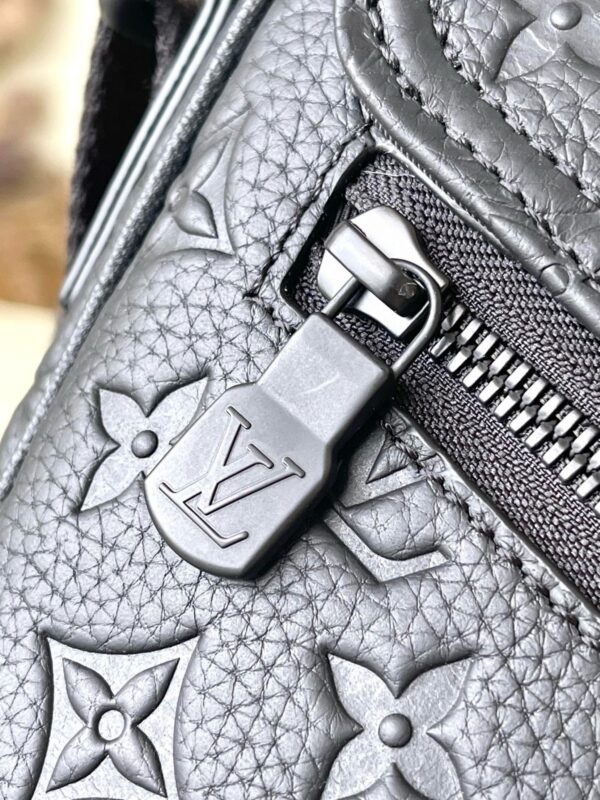 [REP 1:1] Louis Vuitton Monogram Eclipse Montsouris Messenger Shoulder Unique Bag For Women M46685 - 34cm