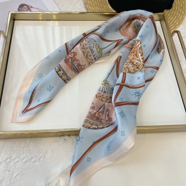 Louis Vuitton Monogram Square 70cm Silk Scarf (Random Style)