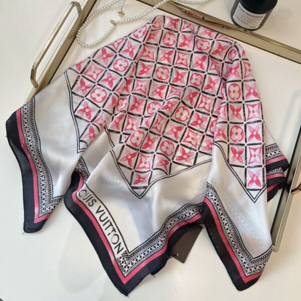 Louis Vuitton Monogram Square 70cm Silk Scarf (Random Style)