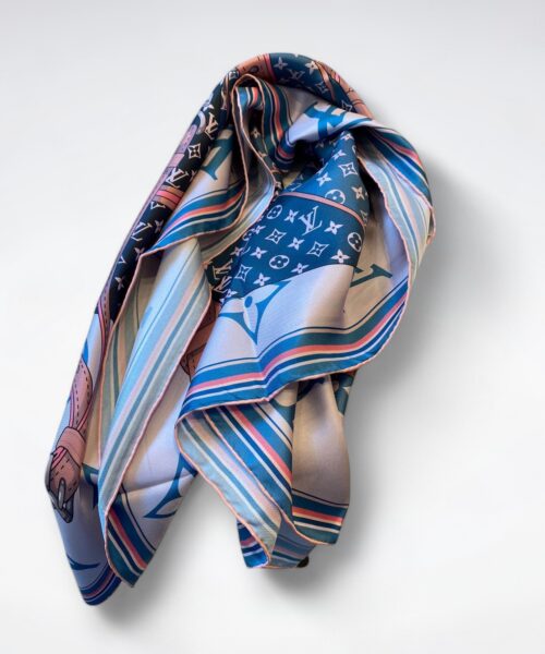 570758 Louis Vuitton Square 90 Silk Scarves