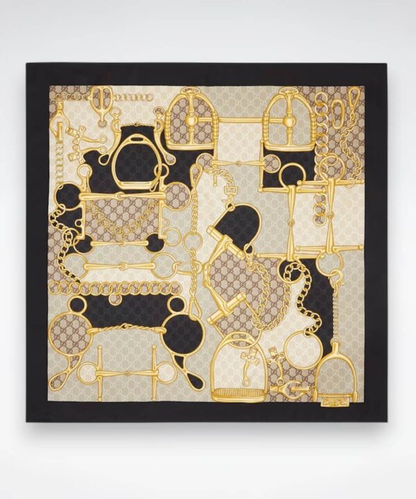 Gucci Square 70cm Silk Scarf (Random Style)