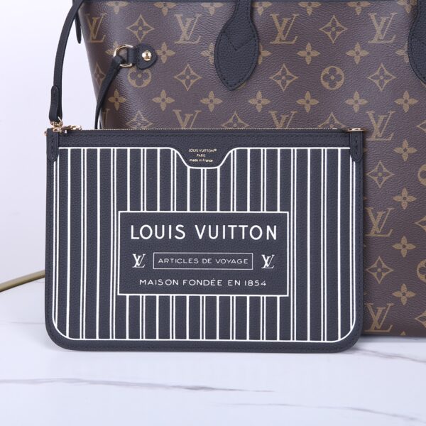 1:1 Replica Louis Vuitton LV Neverfull Inside Out MM Other Leathers Luxury Women Bag M11946 31cm/ 12.2in