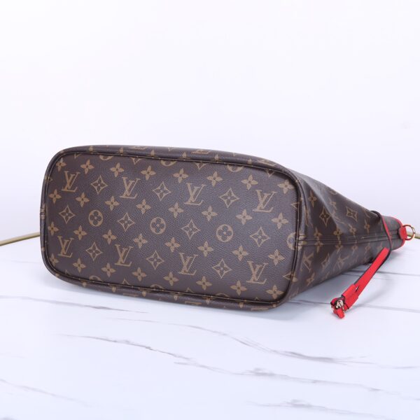 1:1 Replica Louis Vuitton LV Neverfull Bandoulière Inside Out MM Monogram Luxury Women Bag M12708 31cm/ 12.2in