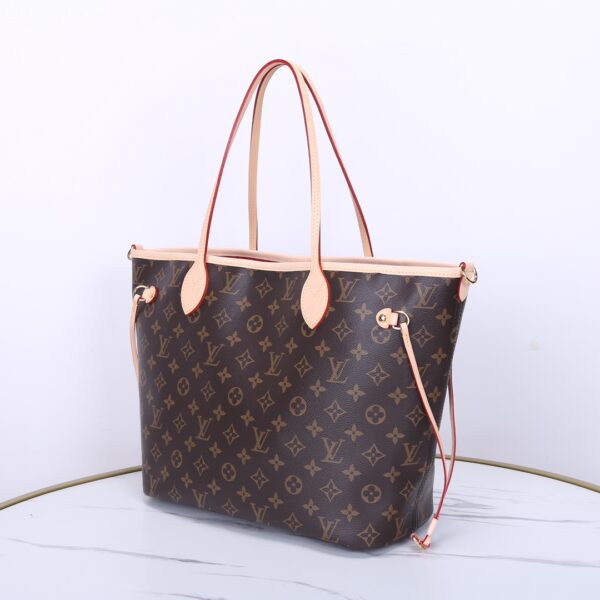 1:1 Replica Louis Vuitton LV Neverfull Bandoulière Inside Out MM Monogram Luxury Women Bag M12096 31cm/ 12.2in