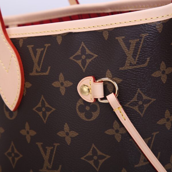 1:1 Replica Louis Vuitton LV Neverfull Bandoulière Inside Out MM Monogram Luxury Women Bag M12096 31cm/ 12.2in