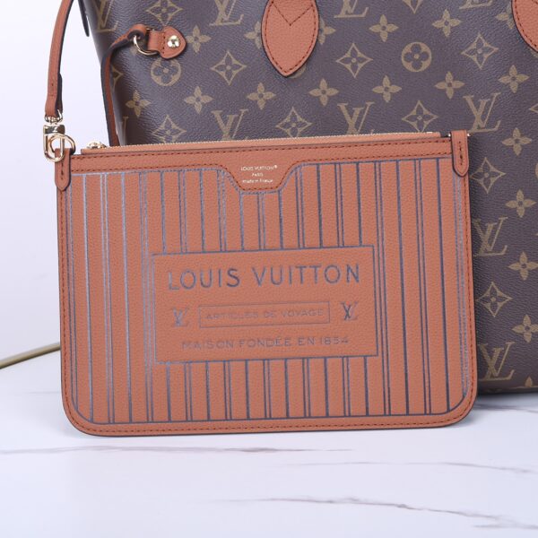 1:1 Replica Louis Vuitton LV Neverfull Inside Out MM Other Leathers Luxury Women Bag M12061 31cm/ 12.2in
