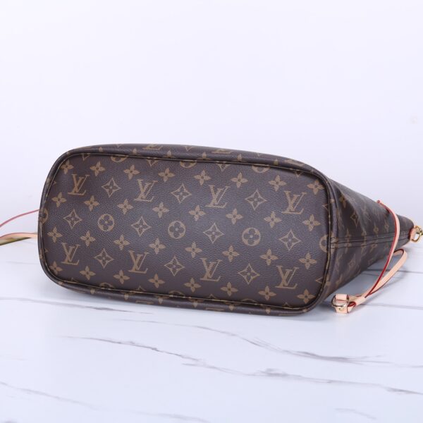 1:1 Replica Louis Vuitton LV Neverfull Bandoulière Inside Out MM Monogram Luxury Women Bag M12096 31cm/ 12.2in