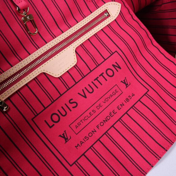 1:1 Replica Louis Vuitton LV Neverfull Bandoulière Inside Out MM Monogram Luxury Women Bag M12707 31cm/ 12.2in