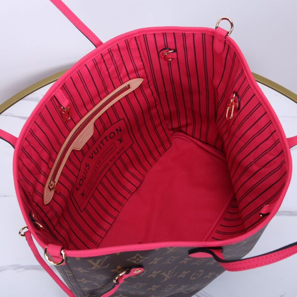 1:1 Replica Louis Vuitton LV Neverfull Bandoulière Inside Out MM Monogram Luxury Women Bag M12707 31cm/ 12.2in