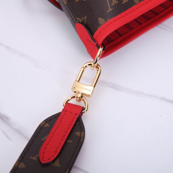 1:1 Replica Louis Vuitton LV Neverfull Bandoulière Inside Out MM Monogram Luxury Women Bag M12708 31cm/ 12.2in