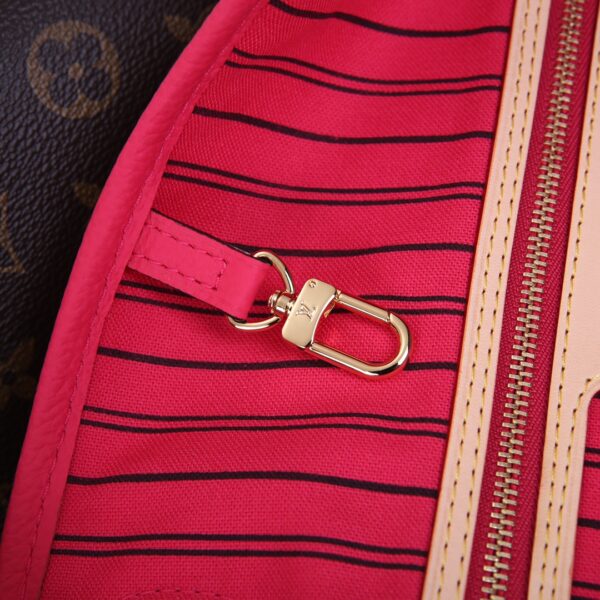 1:1 Replica Louis Vuitton LV Neverfull Bandoulière Inside Out MM Monogram Luxury Women Bag M12707 31cm/ 12.2in