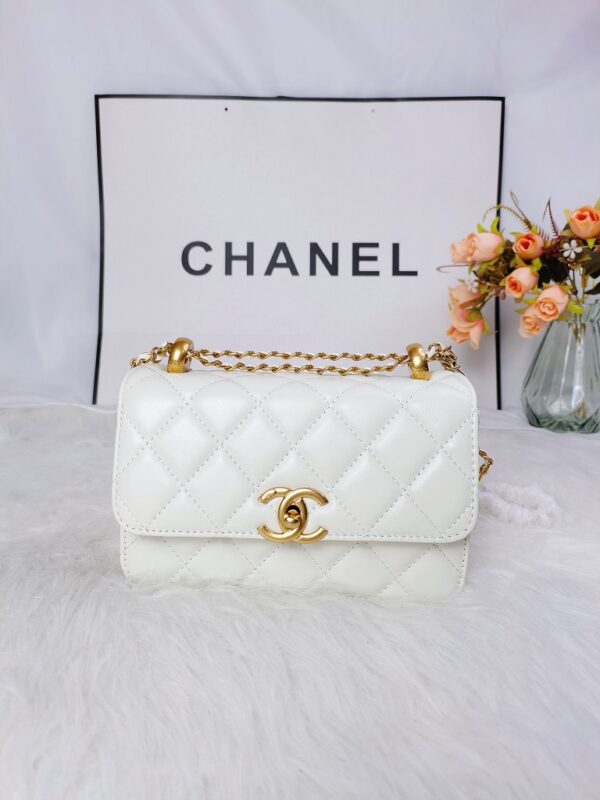 [REP 1:1] Chanel 21 White luxury Bag  For Women, Women's Bags 22cm