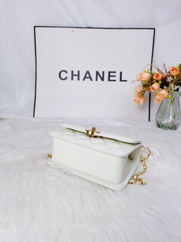 [REP 1:1] Chanel 21 White luxury Bag  For Women, Women's Bags 22cm