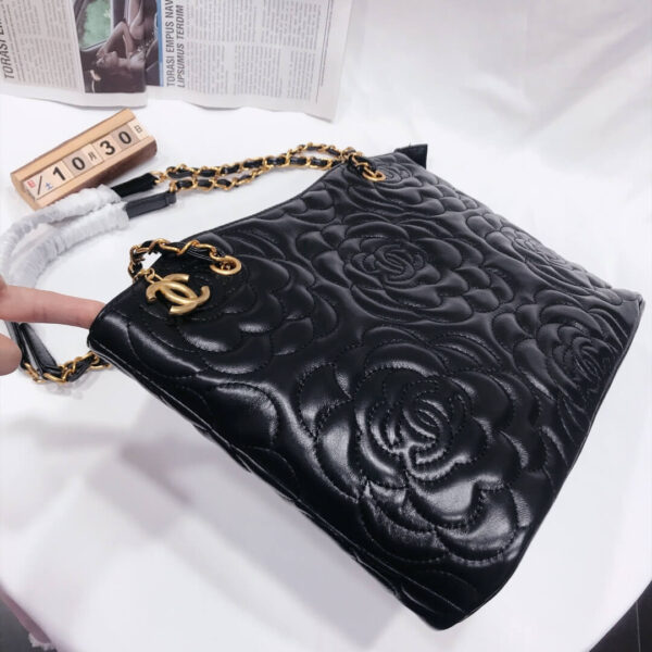 [REP 1:1] Chanel New Style Camelia genuine leather shoulder crossbody bag luxury Bag  For Women, Women's Bags 32cm
