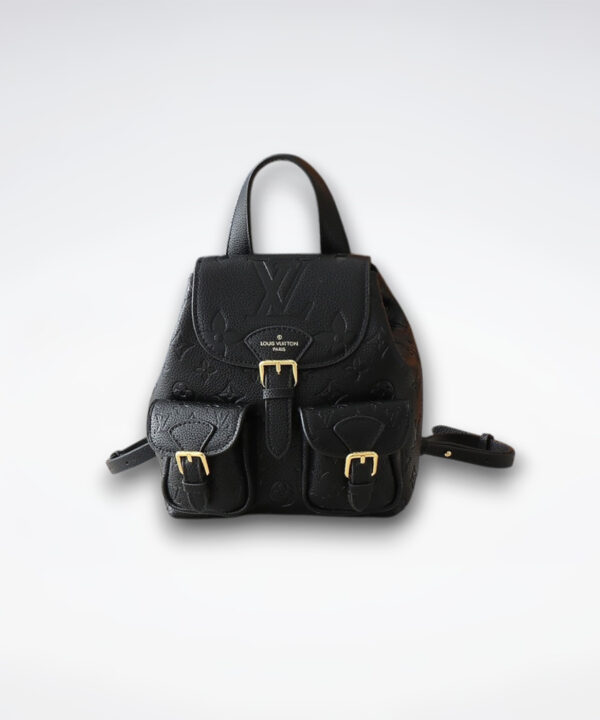 1:1 Replica Louis Vuitton LV Backup Bicolor Monogram Empreinte Leather Luxury Bag For Women M47072 - 22cm