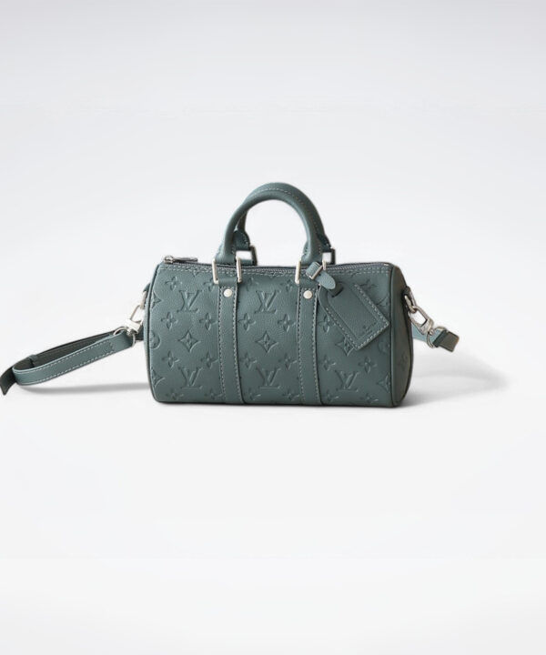 1:1 Replica Louis Vuitton LV Keepall Bandouliere 25 Taurillon Monogram Luxury Bag For Women M13866 - 25 cm