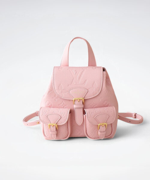 1:1 Replica Louis Vuitton LV Backup Bicolor Monogram Empreinte Leather Luxury Bag For Women M47074  - 22cm