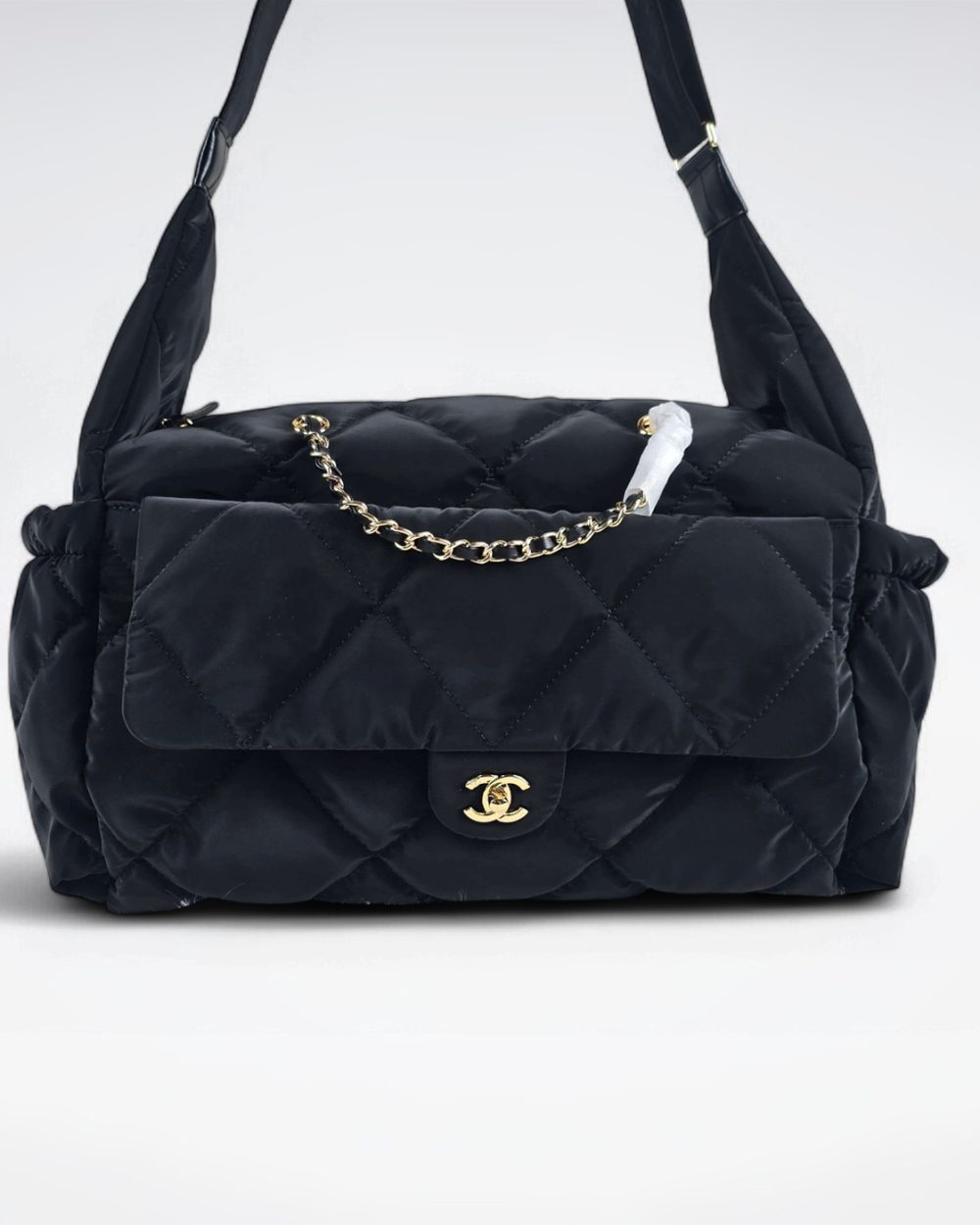[REP 1:1] Chanel 24N Ski Series Nylon Fabric Large Flannel luxury Bag  For Women, Women's Bags 44cm